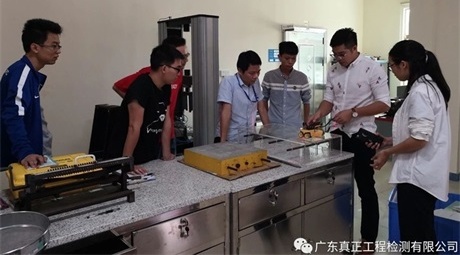 结构室钢筋保护层厚度检测内部演练